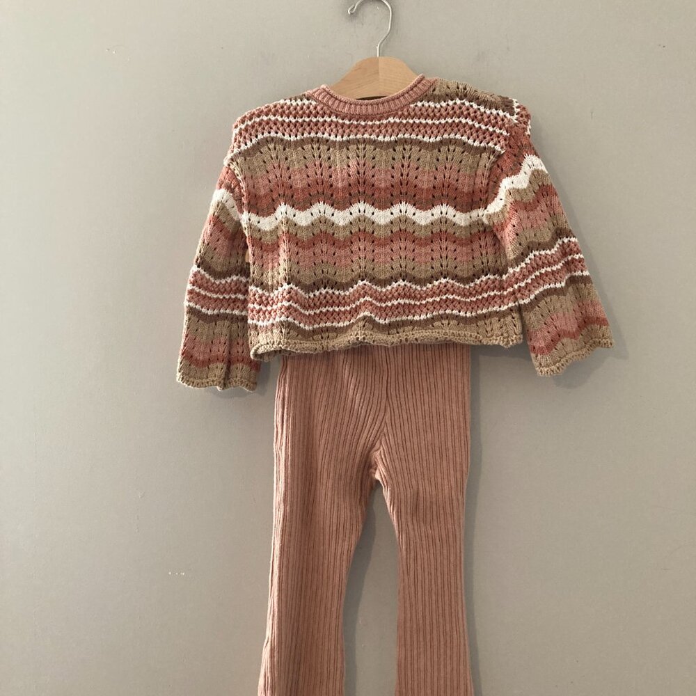 $28 ADD ON Little Co.‎ matching stripe knit set Janie and Jack Zara Baby Gap